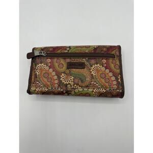 Relic Autumn Paisley Checkbook Wallet